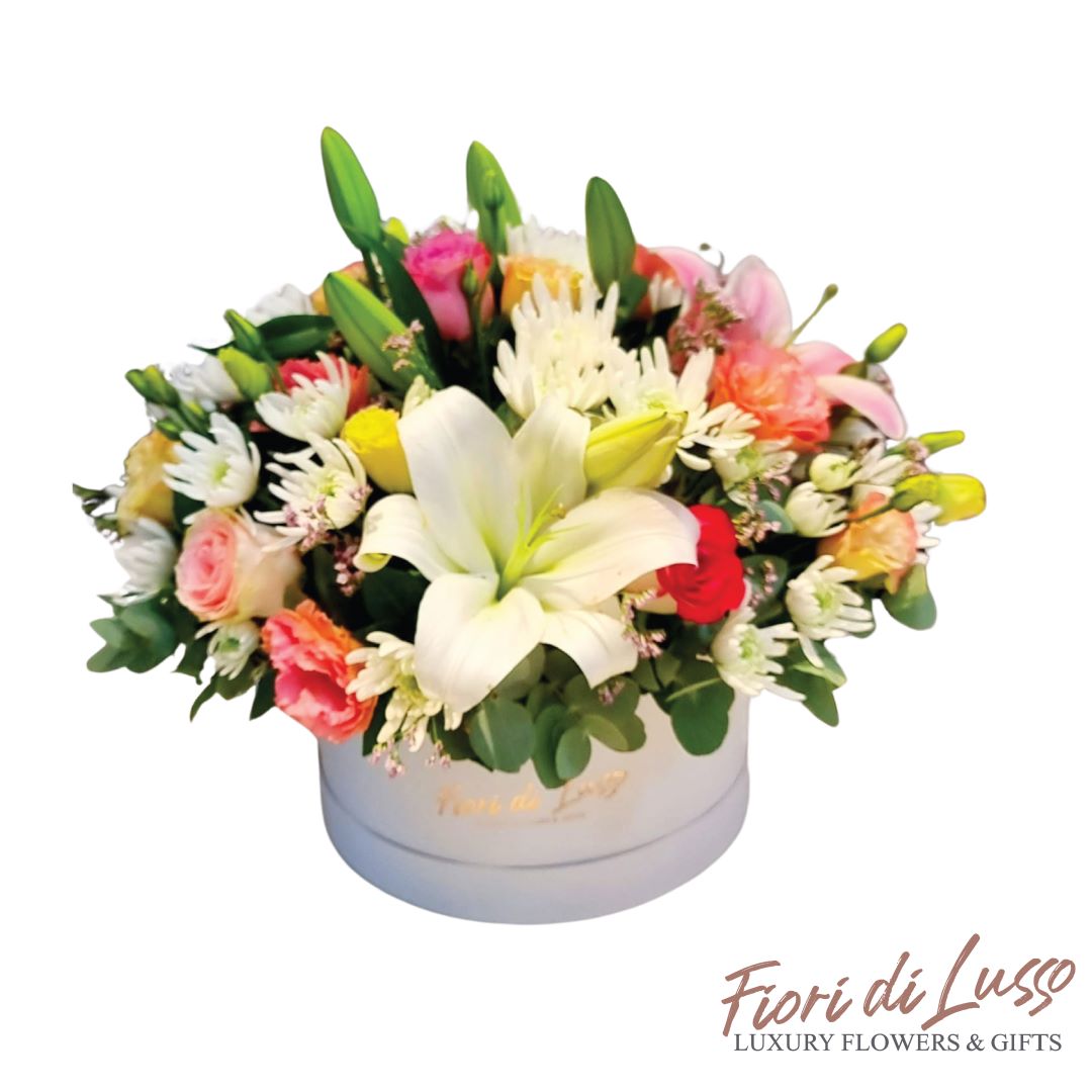 Mixed Flowers Hatboxes