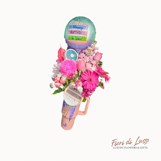 Birthday flowers in a Flower Mug