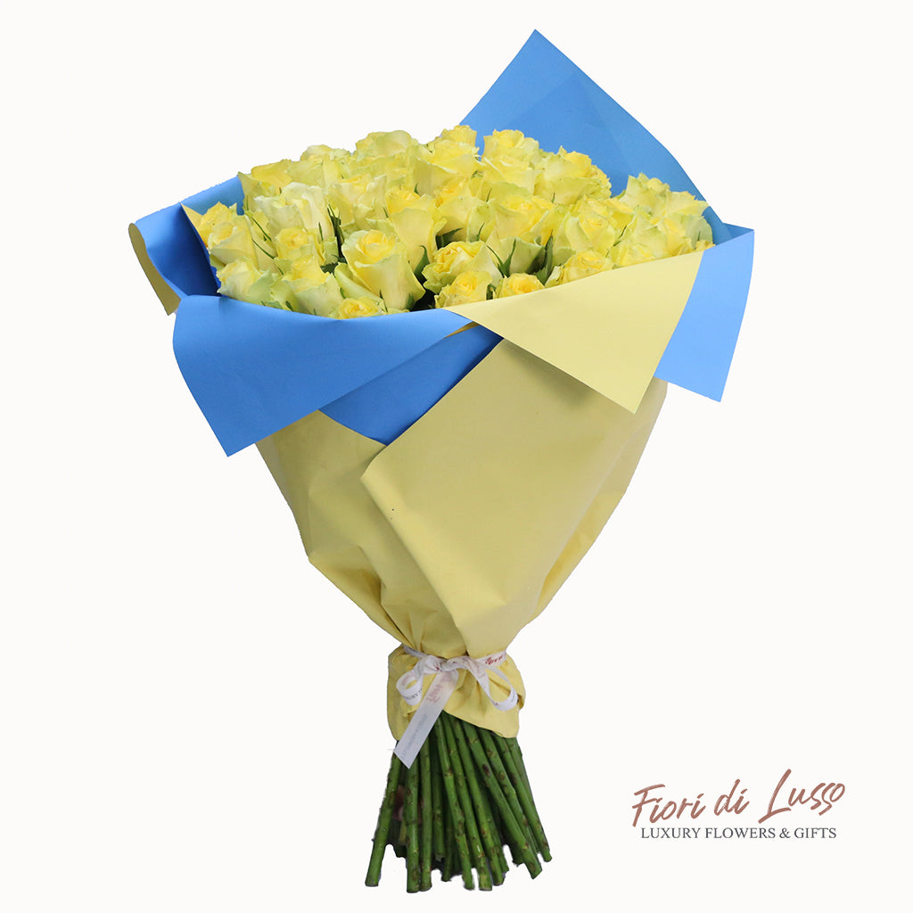 Yellow Rose Bunches