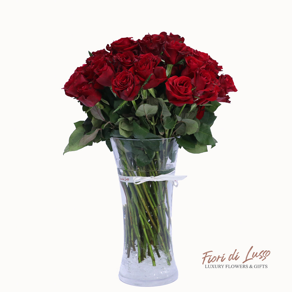 Red Rose Vase Arrangements