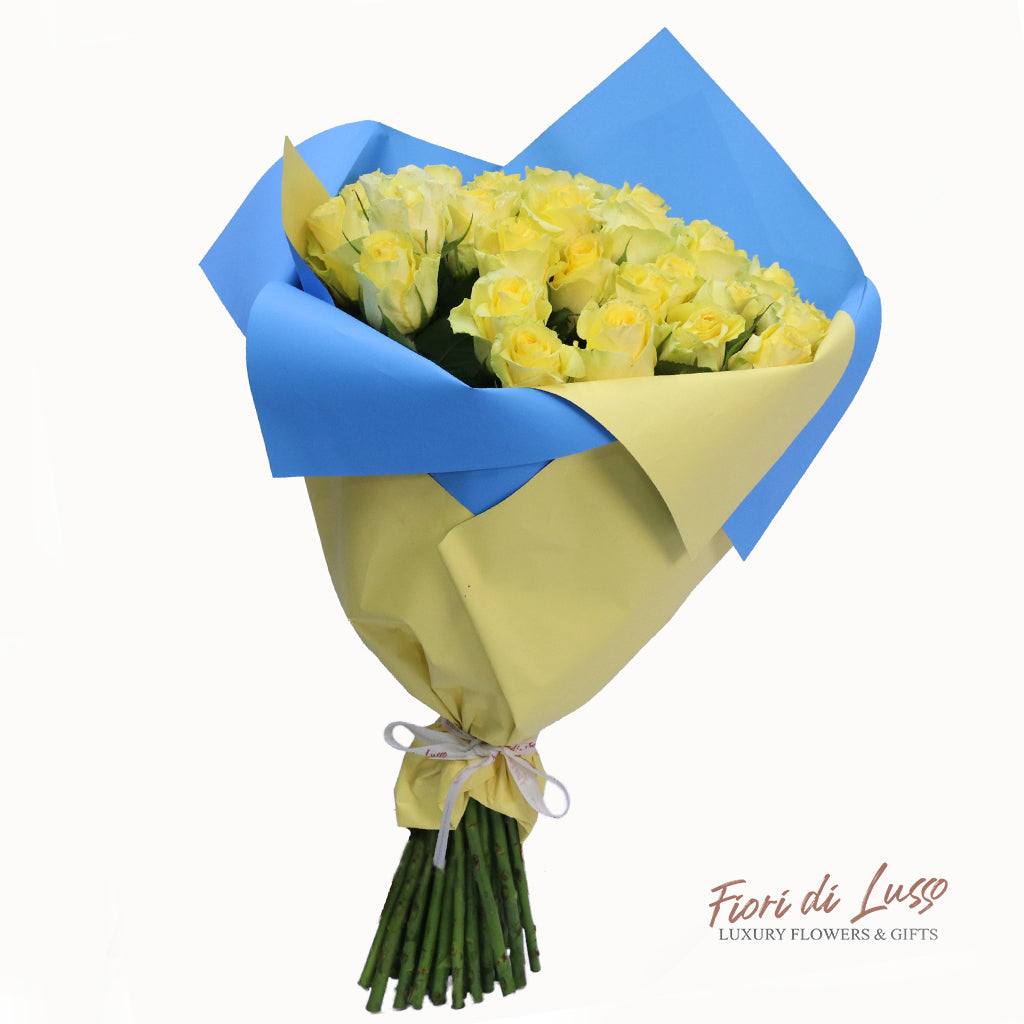 Yellow Rose Bunches