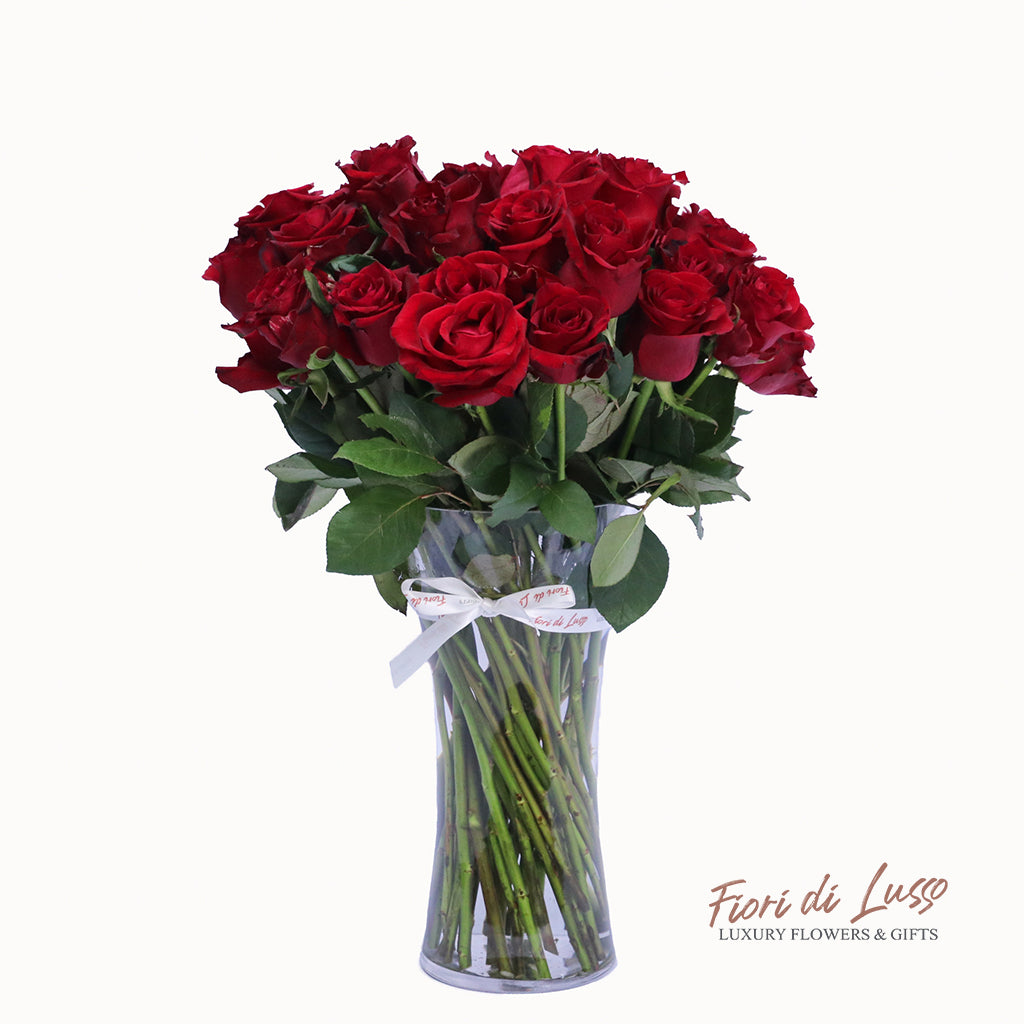 Red Rose Vase Arrangements