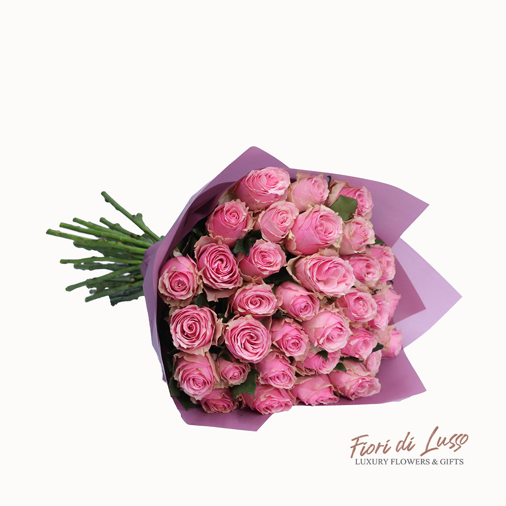 Pink Rose Bunches