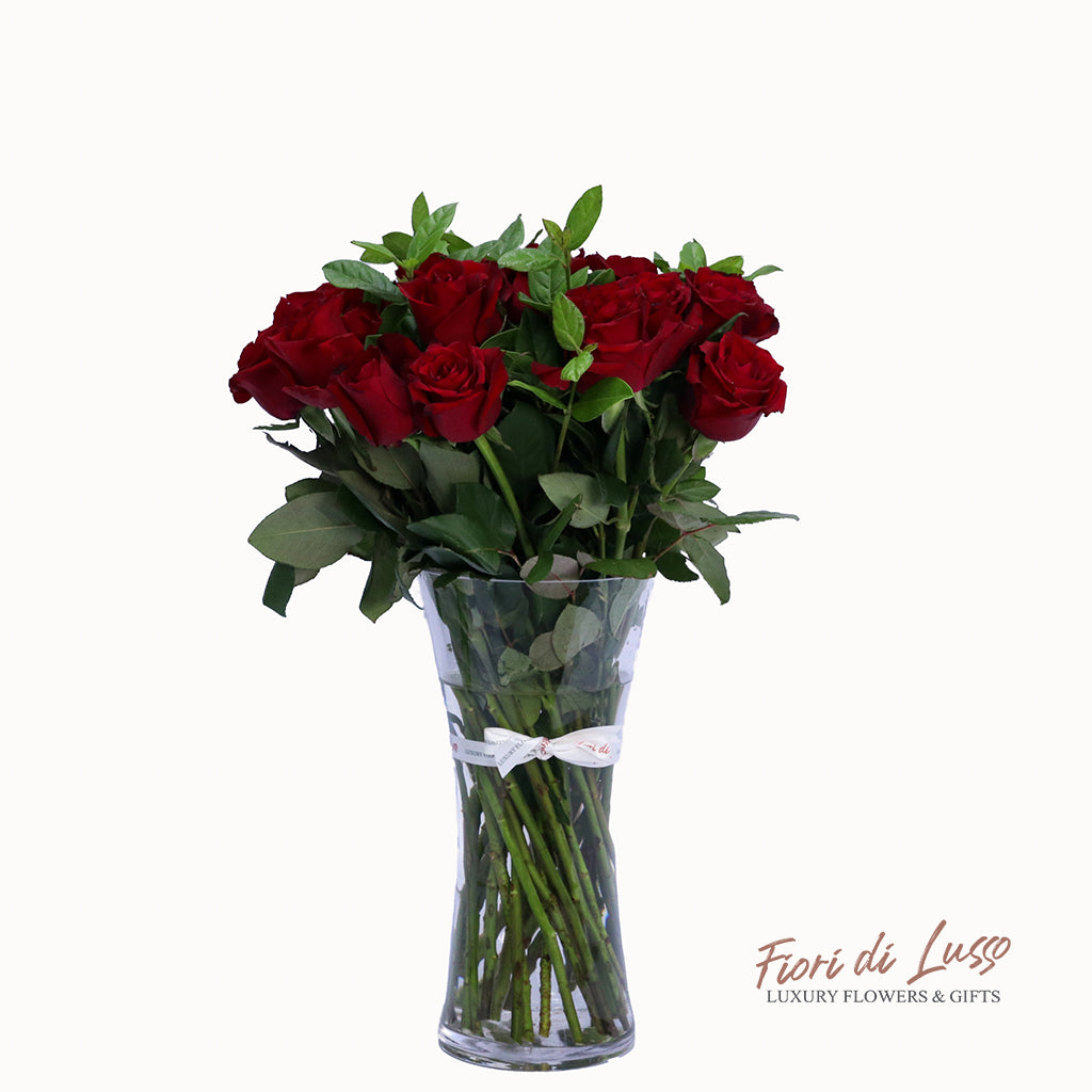 Red Rose Vase Arrangements