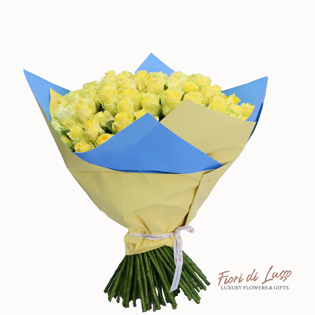 Yellow Rose Bunches