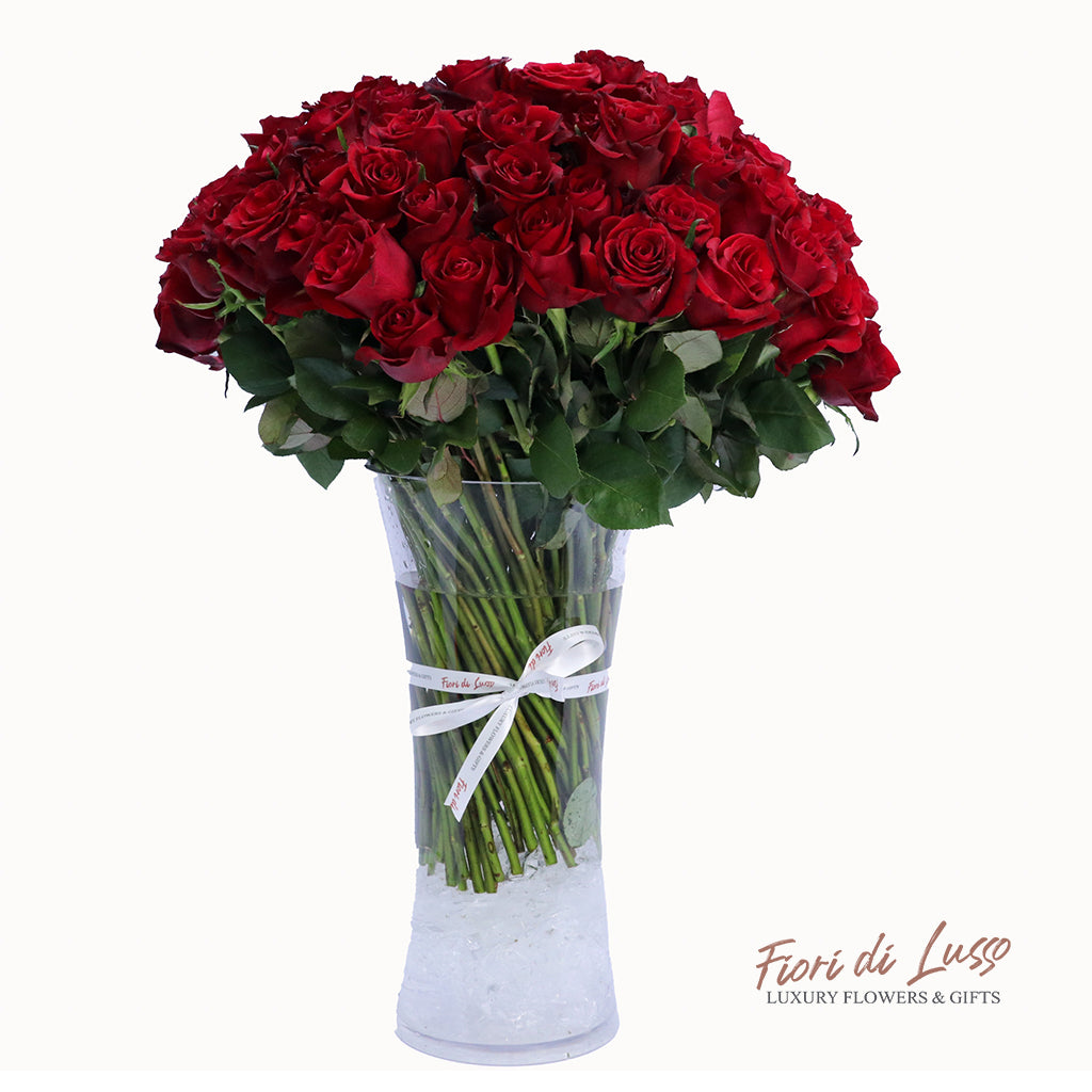 Red Rose Vase Arrangements