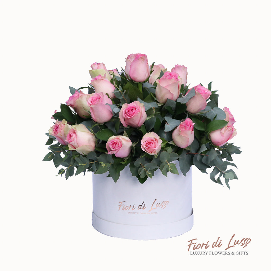 Pink Rose Hatbox