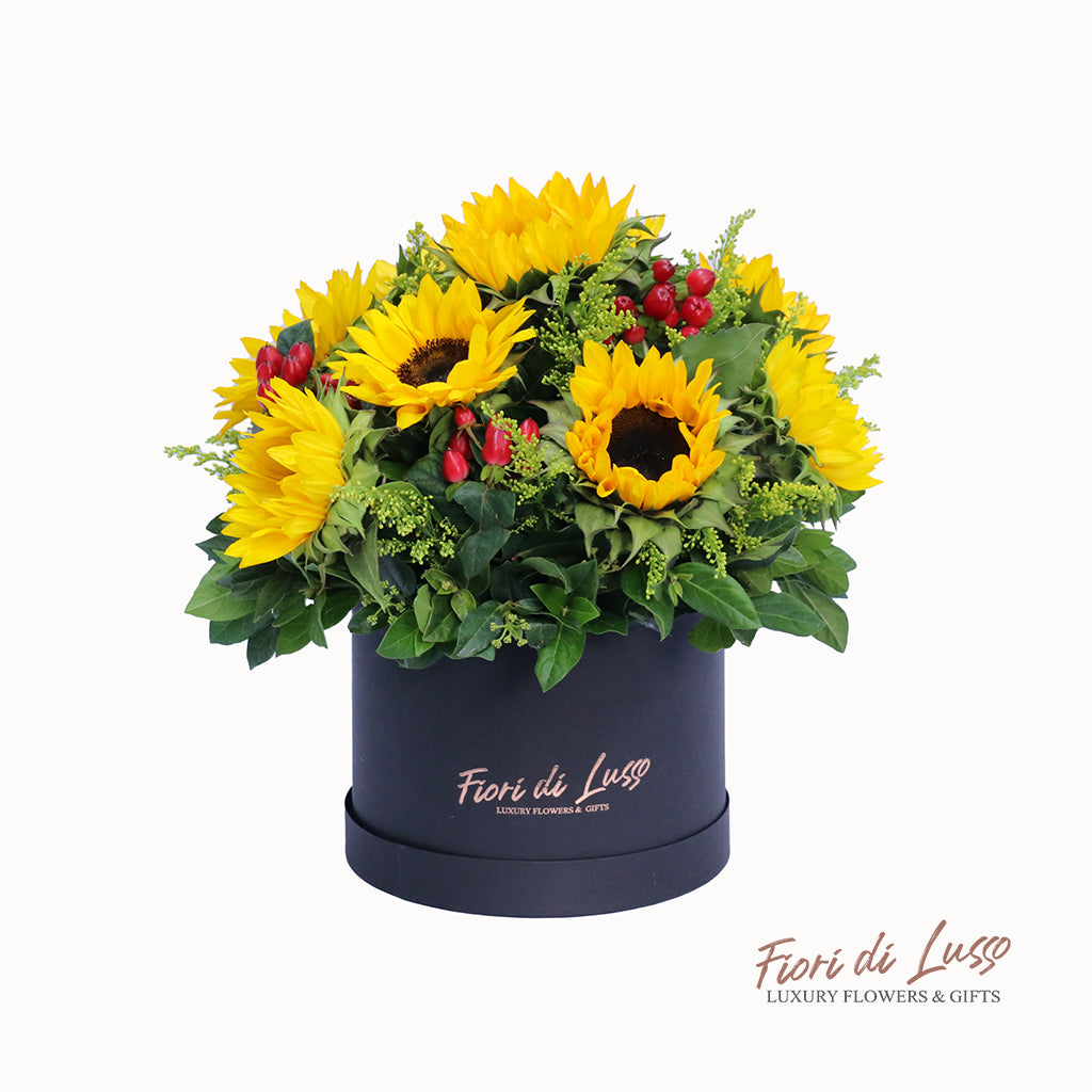 Sunflower Hatbox