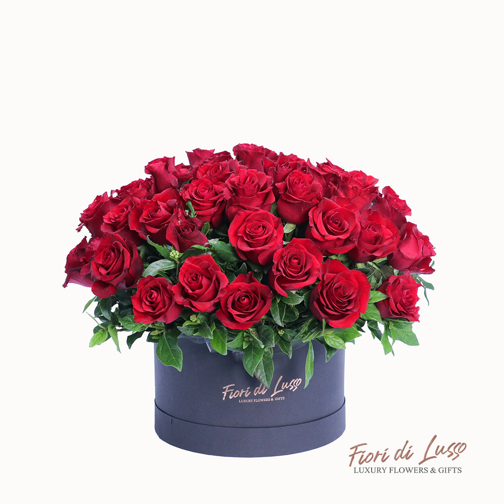 Red Rose Hatbox