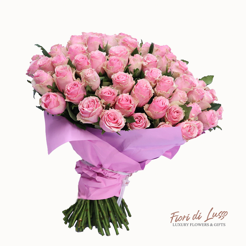 Pink Rose Bunches