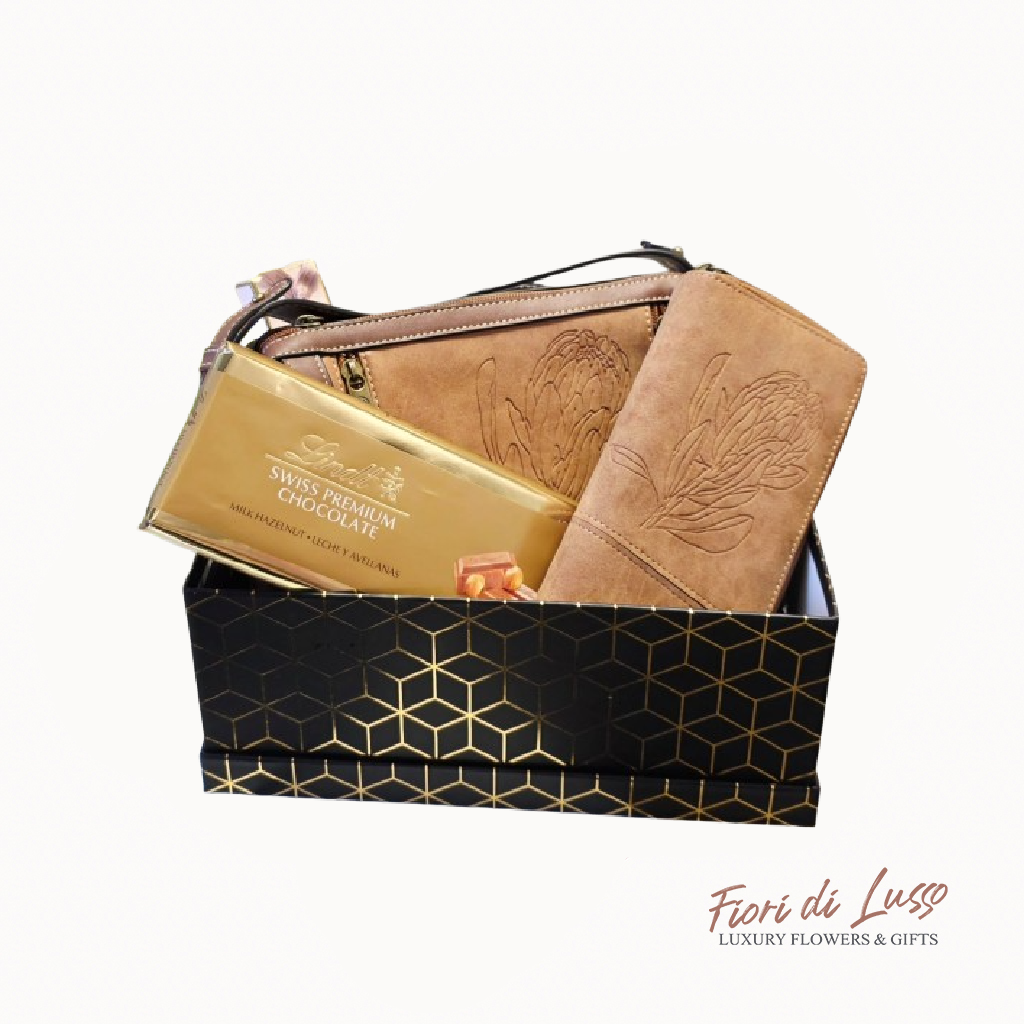 Matching bag and wallet gift set