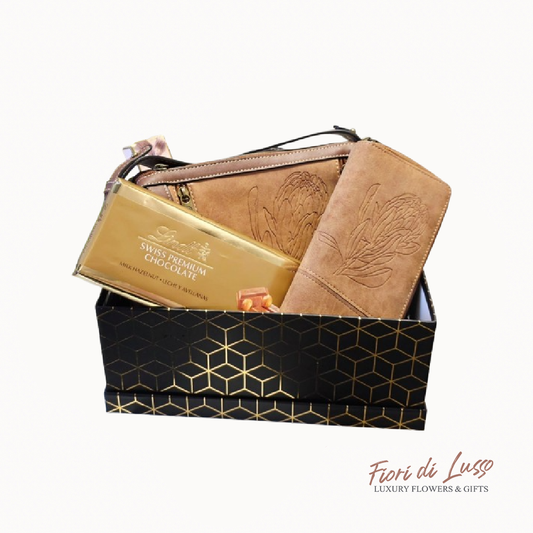 Matching bag and wallet gift set